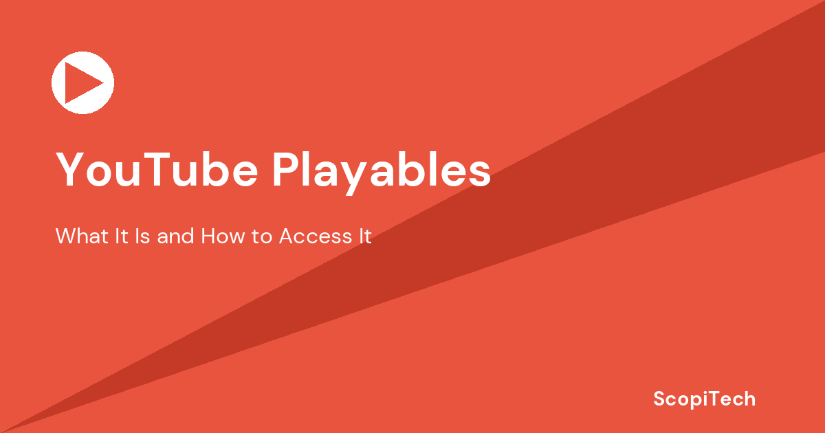 YouTube Playables games feature explained