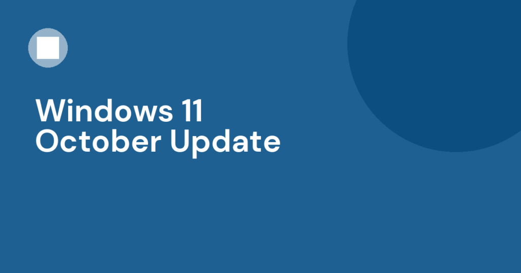 Windows 11 October 2026 update KB5124010